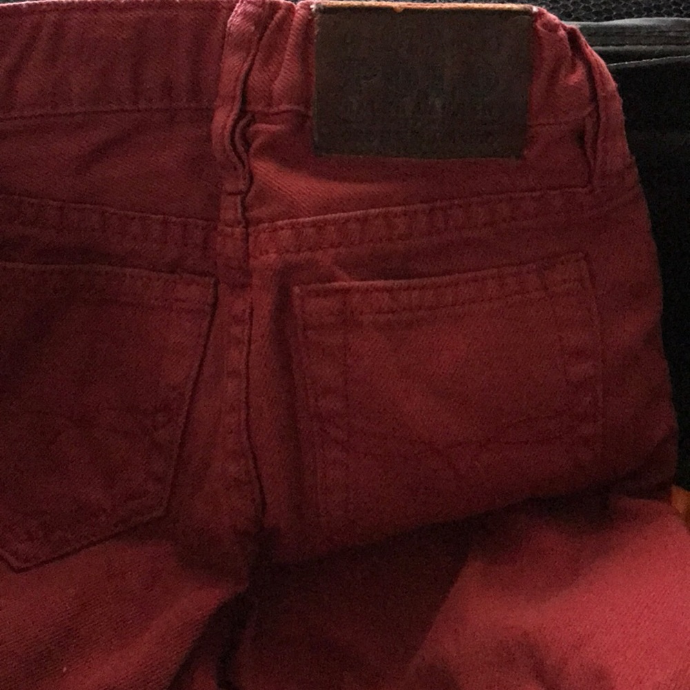 Polo Red Orange Skinny Jeans Worn Once